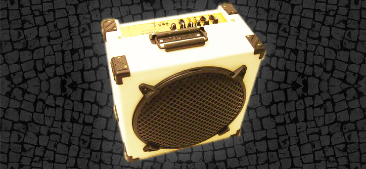 Amplificador portatil de guitarra 50w x 12 pulgadas modelo carterita