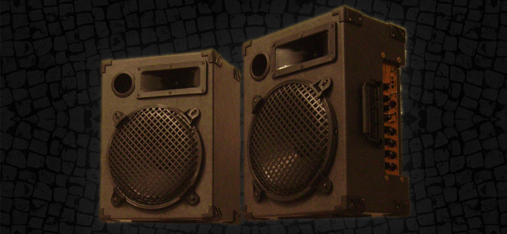 Amplificador portatil de multinfuncion 20+20w x 10 pulgadas