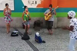 Multifunción Vergara 20w x 10 pulgadas Cuarteto Cumbia de Colombia en Rio